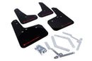 Rally Armor 12-19 Ford Focus ST / 16-19 RS Black Mud Flap w/Red Logo