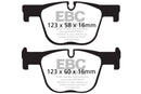 EBC 12+ BMW 335 3.0 Turbo (F30) Redstuff Rear Brake Pads