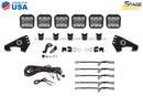 Diode Dynamics 20-Present Polaris RZR SS5 Pro CrossLink Roof - Yellow Combo Lightbar Kit