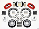 Wilwood Narrow Superlite 6R Front Hub Kit 12.88in Drill Red Magnum Force Drop Spindle