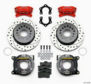 Wilwood Forged Dynalite P/S P-B Kit Drilled-Red Mopar/Dana 2.36in Off w/Snap Ring Bearing