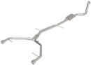 aFe 17-19 Audi A4 (B9) MACH Force-Xp 3in to 2.5in 304 SS Cat-Back Exhaust System-Dual Polished Tips
