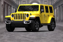 Rally Armor 18-25 Jeep JL Wrangler Black UR Mud Flap w/Blue Logo