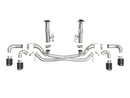 aFe MACH Force-Xp 3in to 2-1/2in 304SS Cat-Back (No Muff.) 2020 Chevy Corvette 6.2L - Carbon Tip