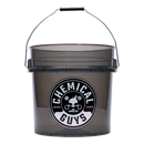 Chemical Guys Heavy Duty Detailing Bucket Smoked Black (4.5 Gal) - Case of 12