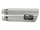 aFe MACHForce XP Cat-Back SS-304 5in Intercooled Exh Tip 5in In x 6in Outx16inL Bolt-On Right (Pol)