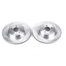Power Stop 06-18 Dodge Charger Rear Evolution Drilled & Slotted Rotors - Pair