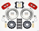 Wilwood AERO6 Front Hat Kit 14.25 Red 2008-2009 Pontiac G8 w/Lines