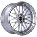 BBS LM 20x10 5x120 ET20 Diamond Silver Center Diamond Cut Lip Wheel -82mm PFS/Clip Required