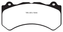 EBC 16+ Cadillac ATS-V 3.6 Twin Turbo Redstuff Front Brake Pads