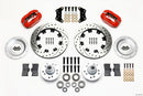 Wilwood Forged Dynalite Front Kit 12.19in Drill-Red Magnum Force Drop Spindle