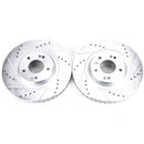 Power Stop 13-18 Hyundai Santa Fe Sport Front Evolution Drilled & Slotted Rotors - Pair