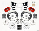 Wilwood Forged Dynalite Front Kit 12.19in Red AMC 71-76 OE Disc w/o Bendix Brakes