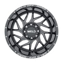 Weld Off-Road W117 20X9 Fulcrum 8X165.1 ET00 BS5.00 Gloss Black MIL 125.1