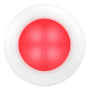 Hella Courtesy Lamp Rnd Red Md12 Wh Rim 2Xt
