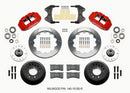 Wilwood Narrow Superlite 6R Front Hub Kit 12.88in Red WWE ProSpindle (5x4.75in 5x5.00in Hub)