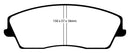 EBC 05-09 Chrysler 300 2.7 Redstuff Front Brake Pads