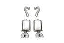 Corsa 06-13 Chevy Corvette C6 Z06 7.0L / 09-13 ZR1 6.2L Polished Axle-Back Exhaust w/4.5in Twin Tips