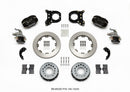 Wilwood Forged Dynalite P/S Rear Kit w/MC4 P-Brake Chev 12 Bolt w/Clip Elimin-Staggered