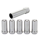 McGard Wheel Lock Nut Set - 5pk. (Tuner / Cone Seat) 1/2-20 / 13/16 Hex / 1.60in. L. - Chrome