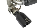 aFe Takeda 3in 304 SS Axle-Back Exhaust System w/ Black Tip 16-18 Ford Focus RS 2.3L (t)