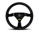 Momo MOD69 Steering Wheel 350 mm -  Black Suede/Black Spokes