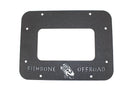Fishbone Offroad 07-18 Jeep Wrangler JK Aluminum Tailgate Plate - Black Textured Powdercoat
