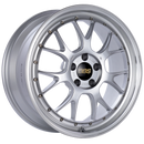 BBS LM-R 19x8.5 5x112 ET38 Diamond Silver Center Diamond Cut Lip Wheel -82mm PFS/Clip Required