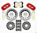 Wilwood AERO6 Front Hat Kit 14.00 Drilled Red 99-06 BMW E46