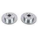 Power Stop 93-97 Infiniti J30 Rear Evolution Drilled & Slotted Rotors - Pair