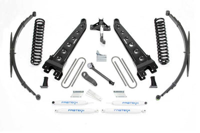Fabtech 08-16 Ford F250/350 4WD 8in Radius Arm System w/Perf. Shocks