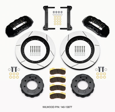 Wilwood TX6R Front Kit 16.00in Black 1999-2010 GM H2 Truck/SUV 2500