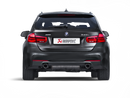 Akrapovic 16-17 BMW 340i (F30 F31) Evolution Line Cat Back (SS) w/ Carbon Tips (Req. Link Pipe)