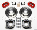 Wilwood Dynapro Low-Profile 11.00in P-Brake Kit - Red Chevy 12 Bolt Spcl 2.81in Offset