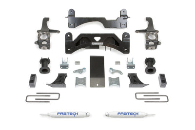 Fabtech 16-19 Toyota Tundra 2WD/4WD 6in Basic System w/Coilover Spacers & Rear Perf. Shocks