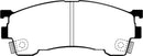 EBC 93-97 Ford Probe 2.0 16v Greenstuff Front Brake Pads