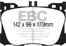 EBC 2017+ Mercedes-Benz E300 (W213) 2.0L Turbo Ultimax2 Front Brake Pads