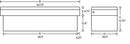Lund Universal Aluminum Single Lid Cross Bed Box - Brite