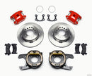 Wilwood D154 P/S Park Brake Kit Red Small Ford 2.50in Offset