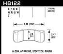 Hawk 2007 Ford Mustang Saleen S281 Extreme HPS 5.0 Front Brake Pads