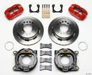 Wilwood Dynapro Low-Profile 11.00in P-Brake Kit - Red Chevy 12 Bolt Spcl 2.81in Off Stag Mount