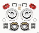 Wilwood Dynapro Lug Mount P/S Park Brake Kit Red Big Ford 2.36in Off Bronco 5 x 5.50