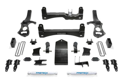 Fabtech 2019 GM K1500 Trail Boss/AT4 4WD 4in Basic System w/Rear Perf. Shocks