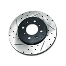 BLOX Racing Slotted And Cross-Drilled Rotor Left Side