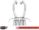 AWE Tuning 14-19 Chevy Corvette C7 Z06/ZR1 (w/o AFM) Track Edition Axle-Back Exhaust w/Chrome Tips