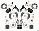 Wilwood Forged Dynalite Front Kit 11.00in 65-68 Chevy Impala -Drum Spindle