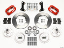 Wilwood Forged Dynalite Front Kit 11.00in Red 67-69 Camaro 64-72 Nova Chevelle