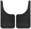 Husky Liners Universal 12in Wide Black Rubber Front Mud Flaps w/o Weight