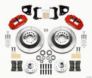 Wilwood Narrow Superlite 6R Front Hub & 1PC Rtr Kit 12.88in-Red 62-72 CDP B & E Body-Drum