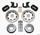 Wilwood Forged Dynalite P/S Rear Kit Drilled Rotor Mopar/Dana 2.36in Off w/Snap Ring Bearing